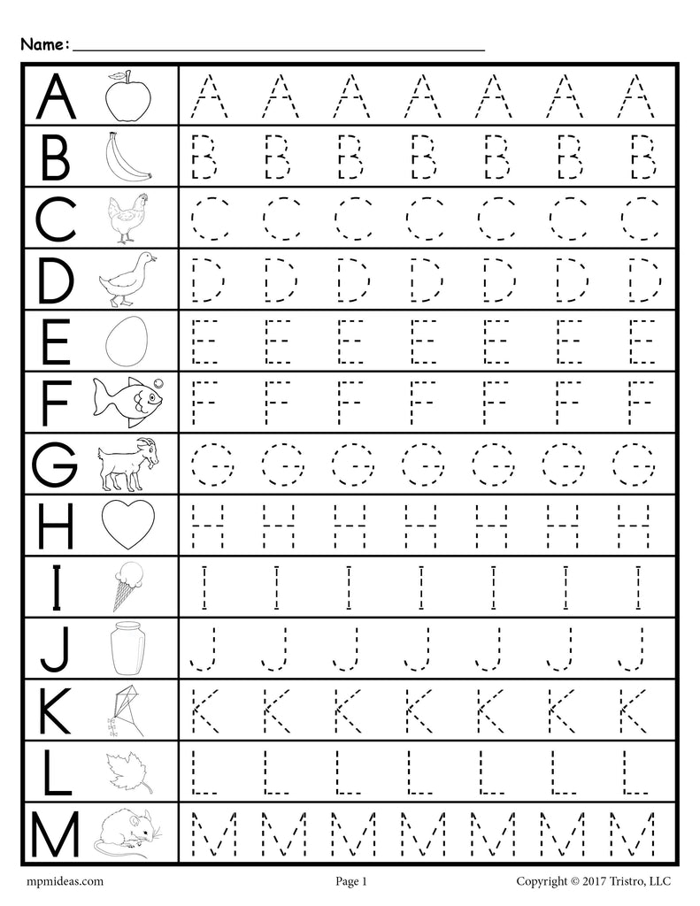 10 Best Free Printable Alphabet Tracing Letters Printablee Worksheets Library 10 Best Free Printable Alphabet Tracing Letters Printablee Worksheets Library