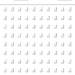 100 Problem Multiplication Timed Test Multiplication Worksheets Math Fact Worksheets Printable Multiplication Worksheets