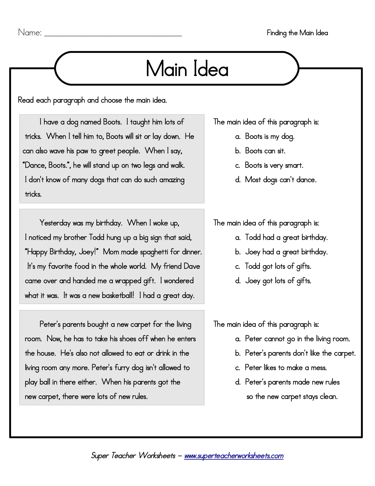 11 Main Idea Practice School Reading Teaching Reading Reading Skills 11 Main Idea Practice School Reading Teaching Reading Reading Skills