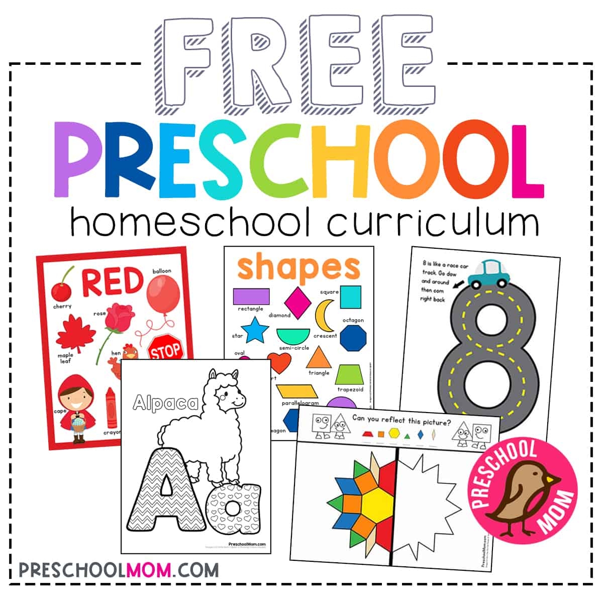 125 Free Printable Worksheets For Preschool Pre K amp Kindergarten Kids Worksheets Library