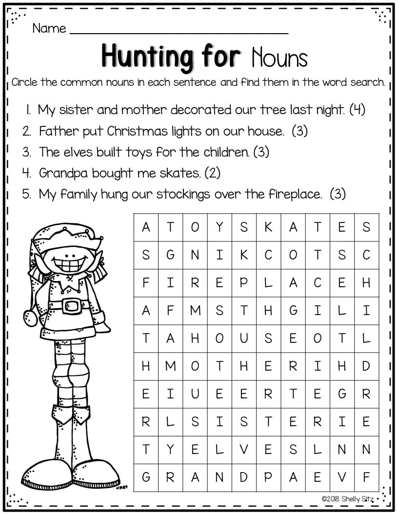 13 Free Christmas Worksheets For Second Grade Second Grade Teaching Blog 13 Free Christmas Worksheets For Second Grade Second Grade Teaching Blog