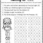 13 Free Christmas Worksheets For Second Grade Second Grade Teaching Blog