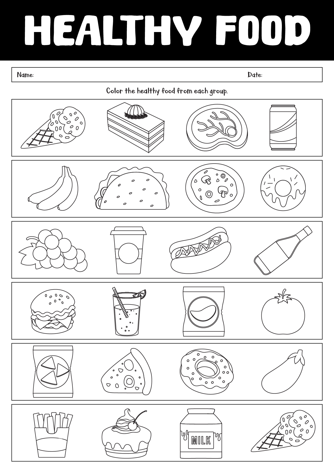 14 Healthy Eating Plate Printable Worksheet Free PDF At Worksheeto