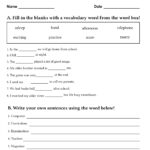 17 9th Grade Worksheets Spelling Words Spelling Words Worksheets Library