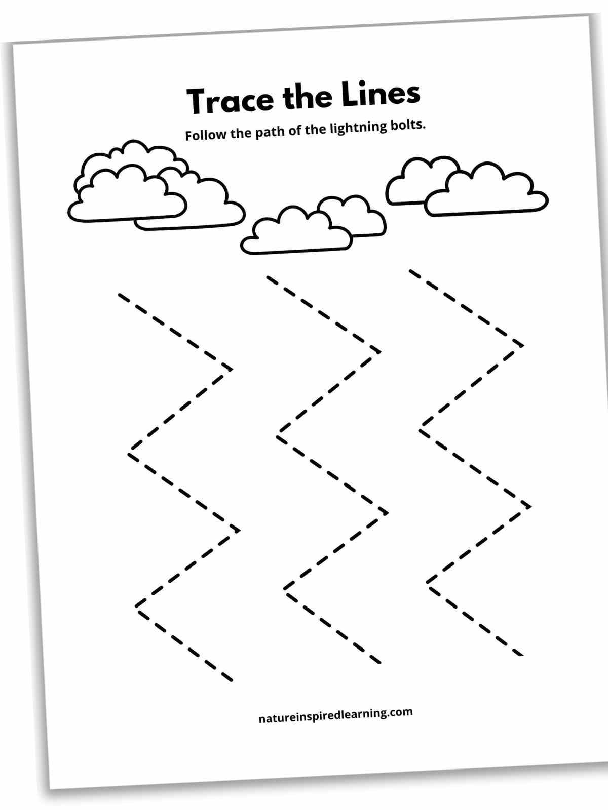 Tracing Lines Worksheets Printable Pdf