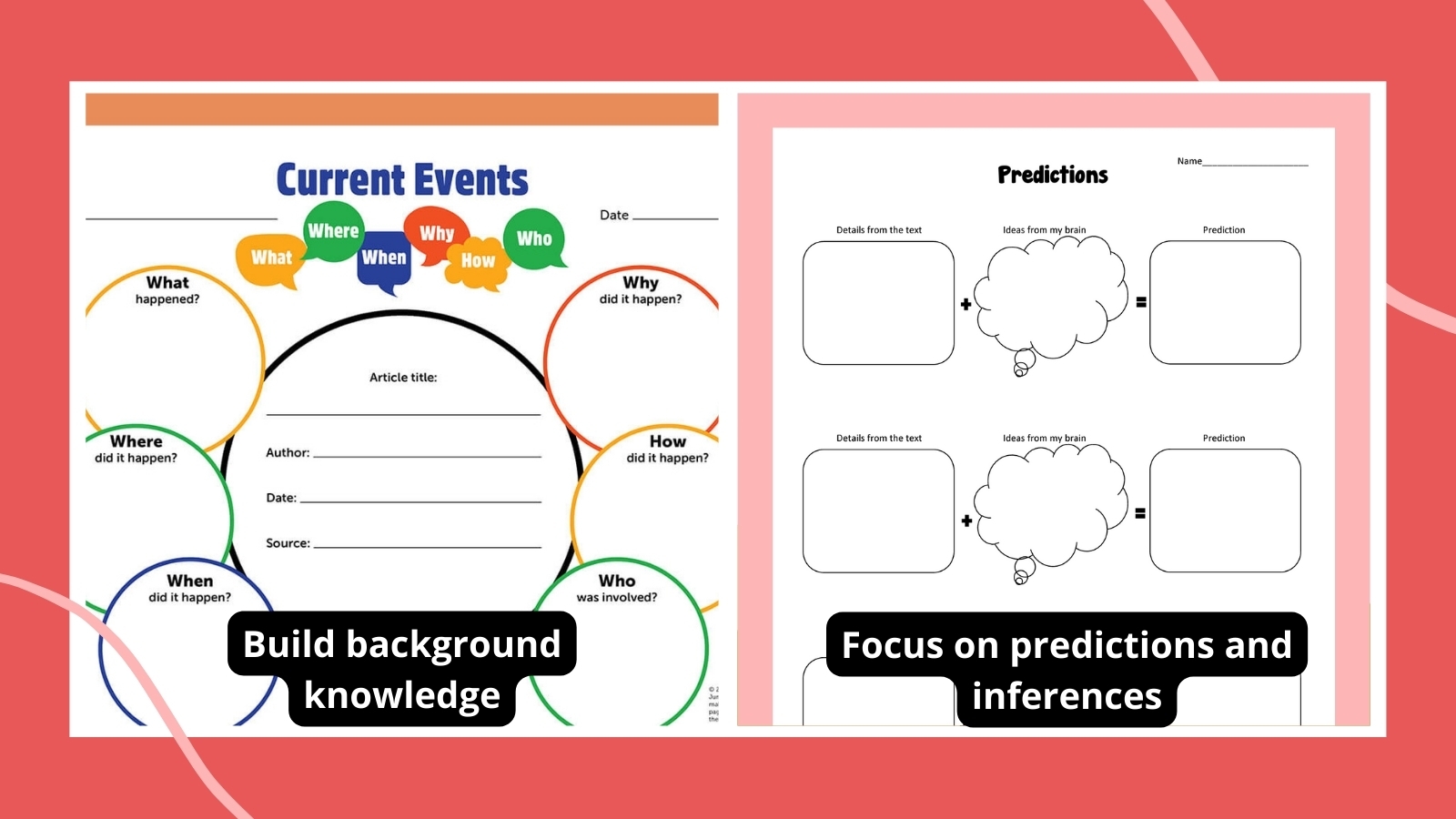 Reading And Comprehension Activities
