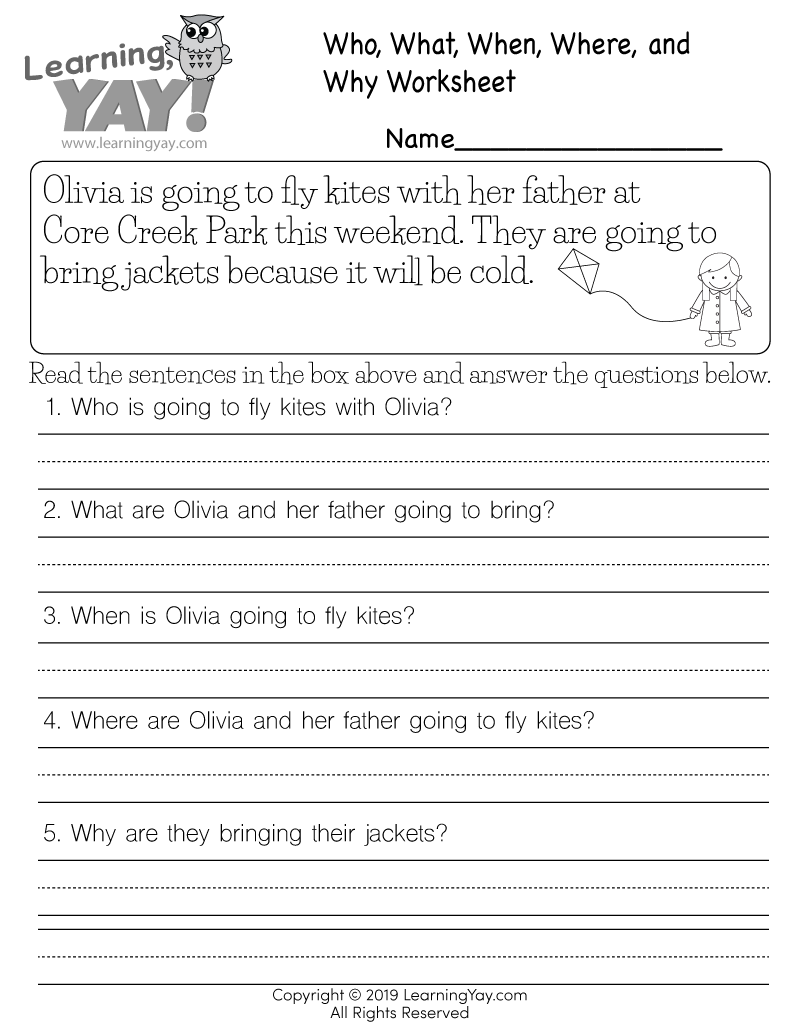 Language Arts Worksheets For 1st Graders
