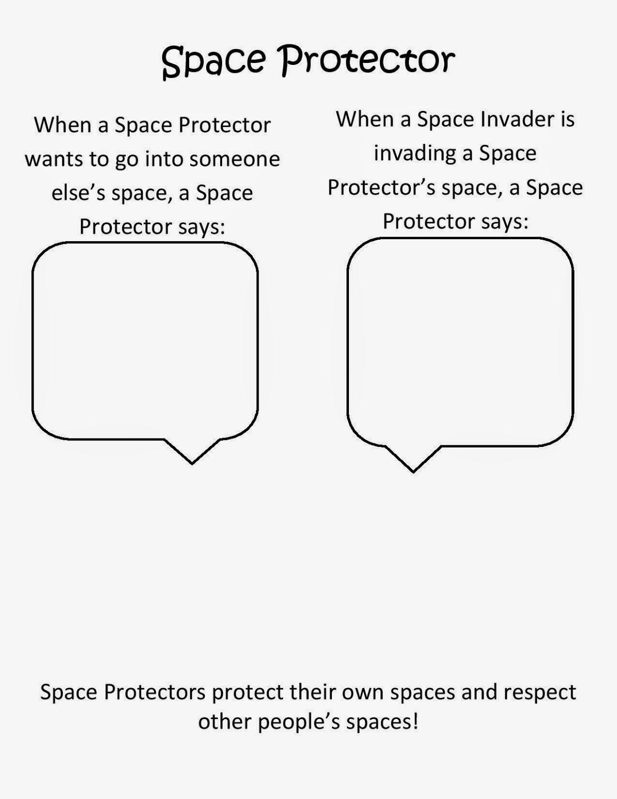21 Personal Space Activities amp A Social Story Printable Very Worksheets Library