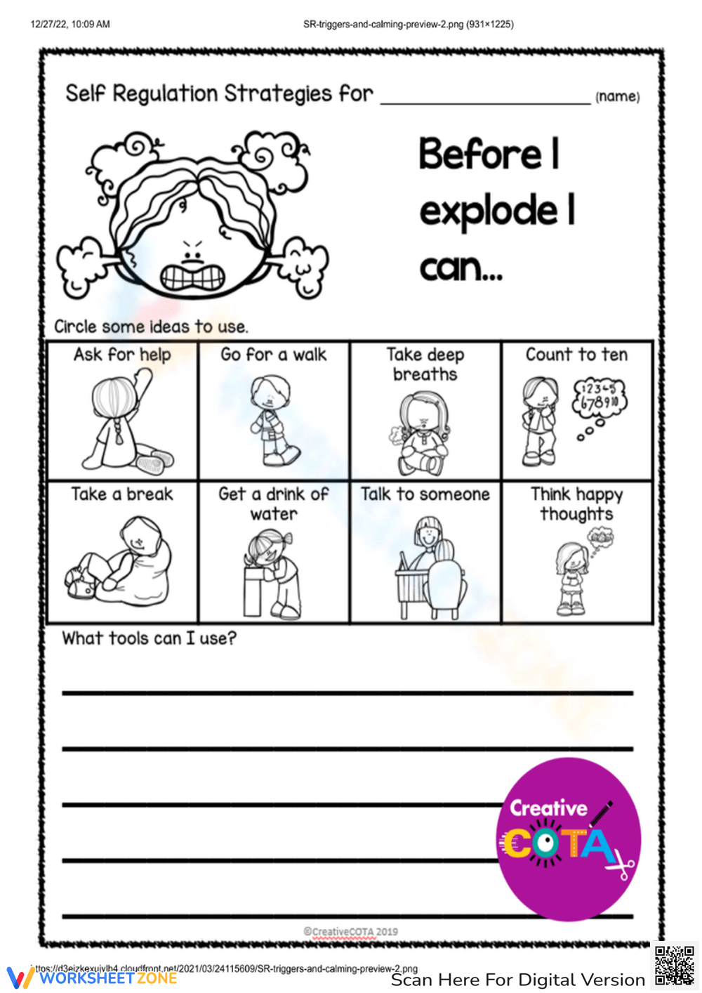 free printable impulse control worksheets printable free printable impulse control worksheets printable