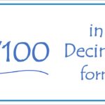 3 100 As A Decimal YouTube