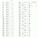 3 Times Table Worksheet Collection