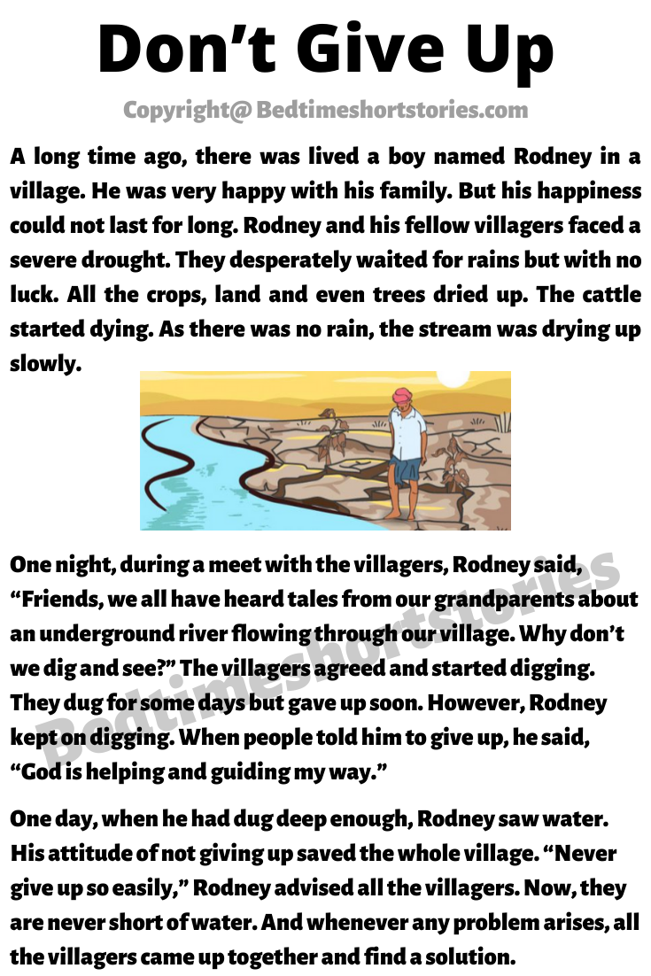 Short Stories With Moral