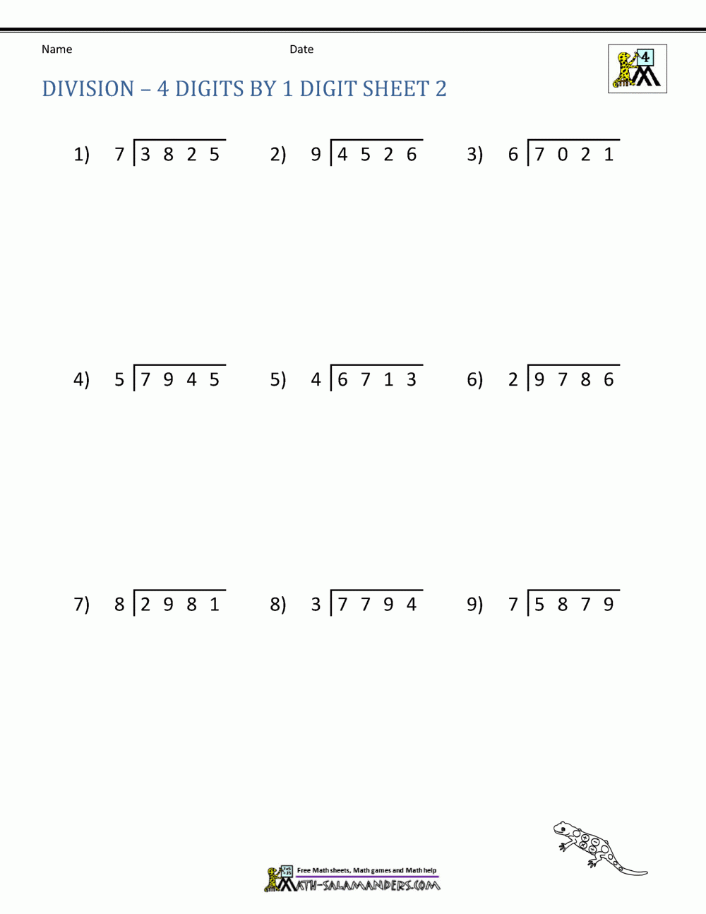 printable worksheets for 4th grade