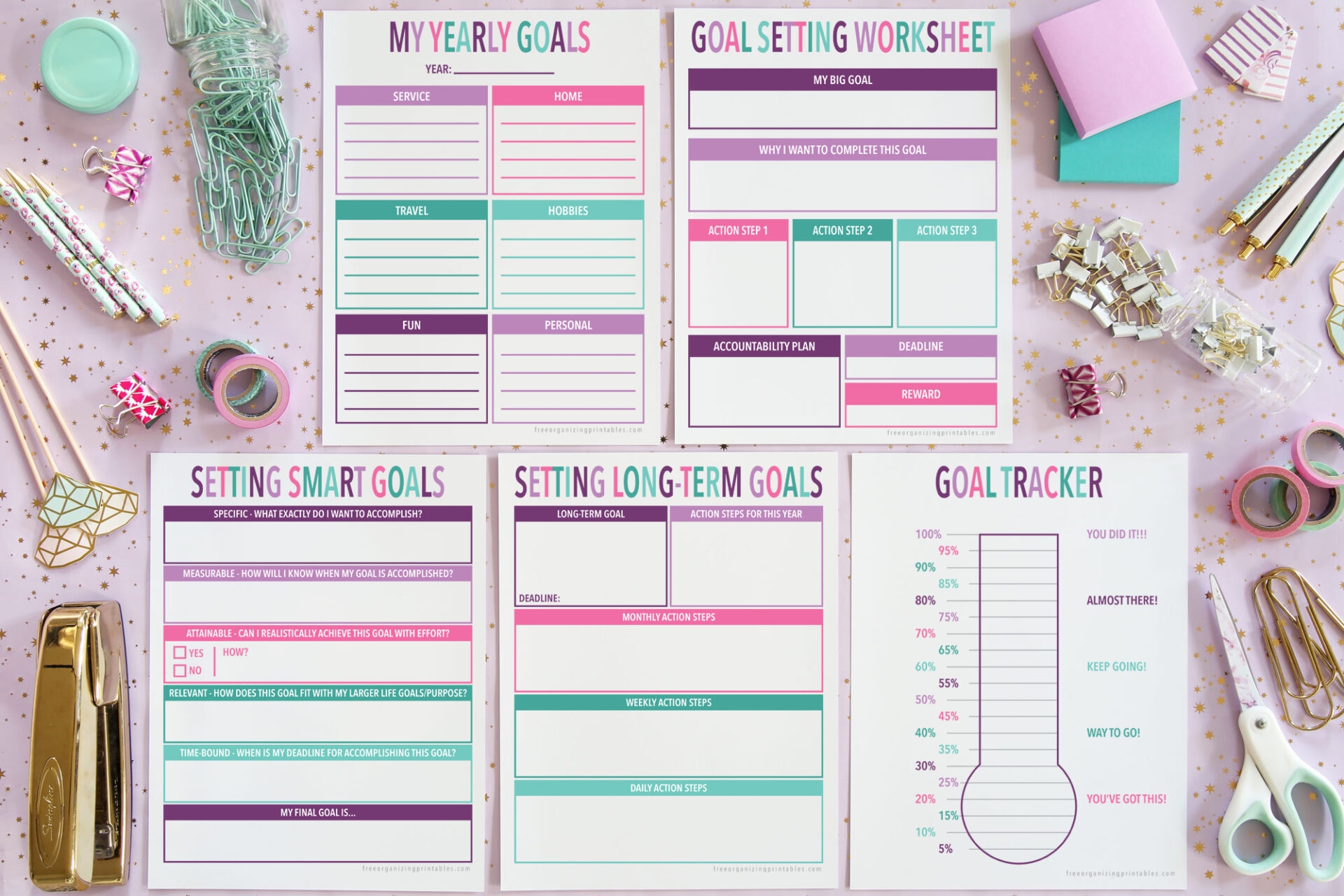5 Free Printable Goal Setting Worksheets That Get Results 5 Free Printable Goal Setting Worksheets That Get Results
