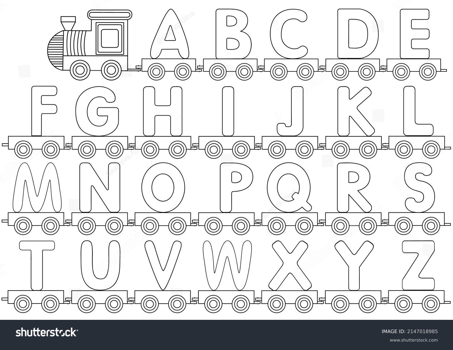 Abc Coloring Sheets Free
