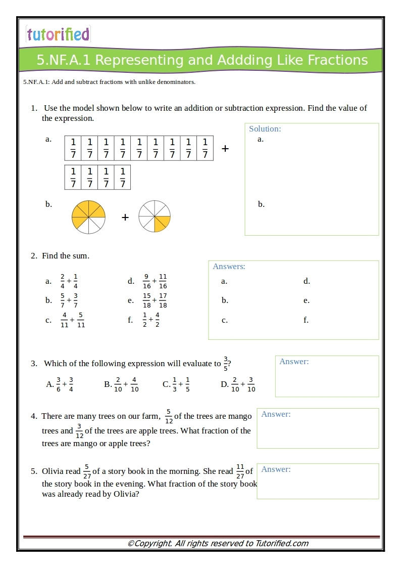 free printable worksheets for 5th grade