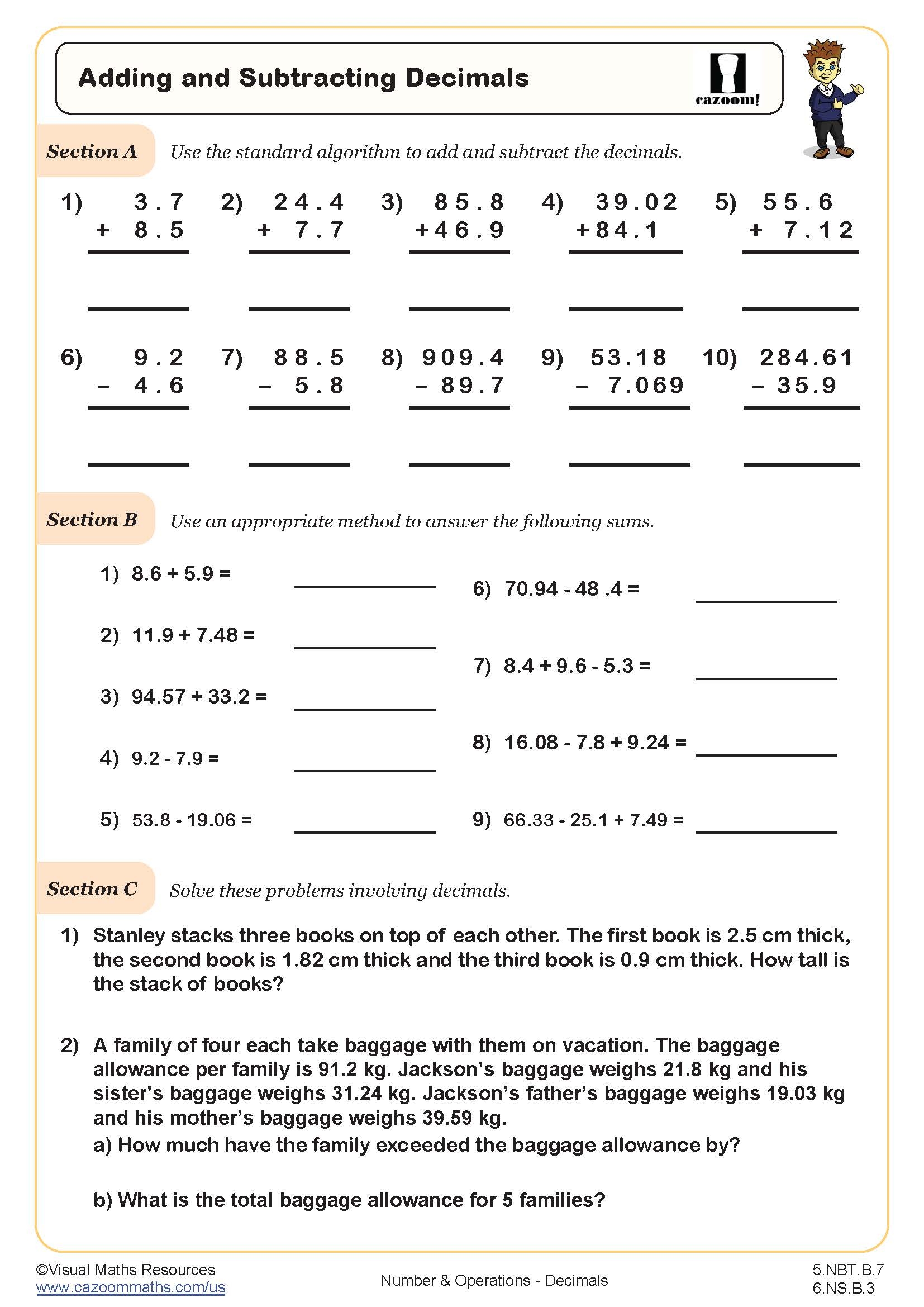 5th Grade Math Worksheets PDF Printable PDF Worksheets Cazoom Math 5th Grade Math Worksheets PDF Printable PDF Worksheets Cazoom Math