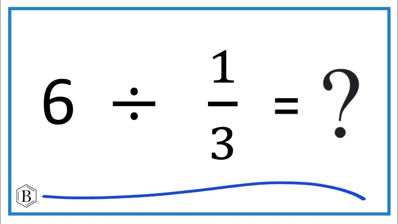 6divided By 1 3