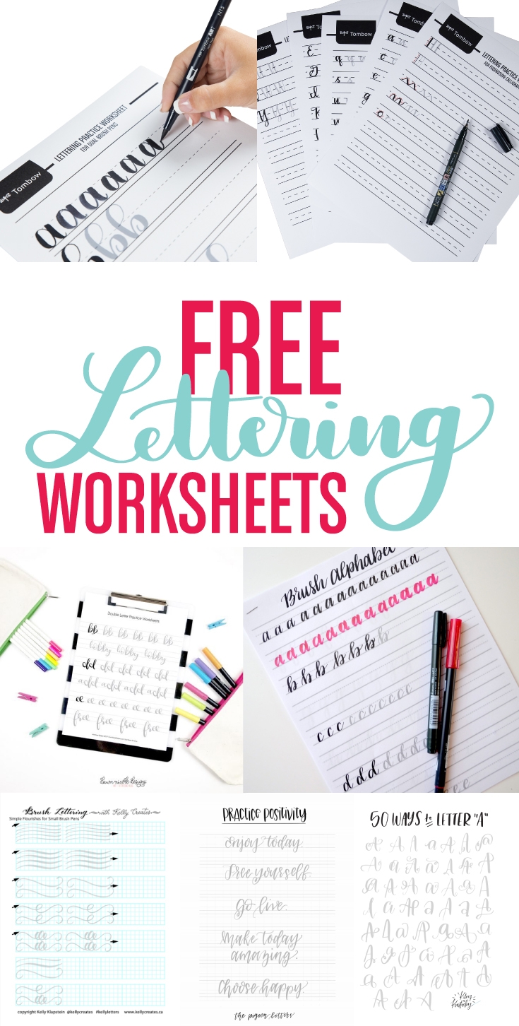 Free Printable Lettering Worksheets