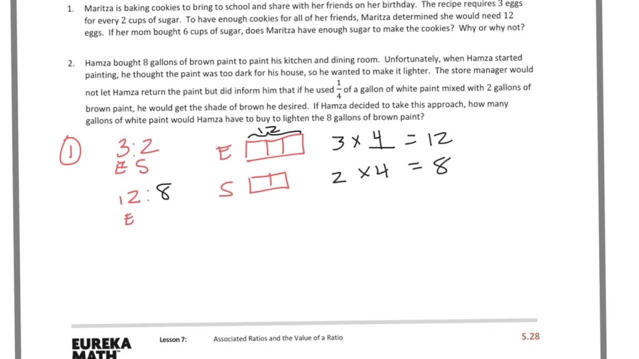 6th Grade Module 1 Lesson 7 PS YouTube