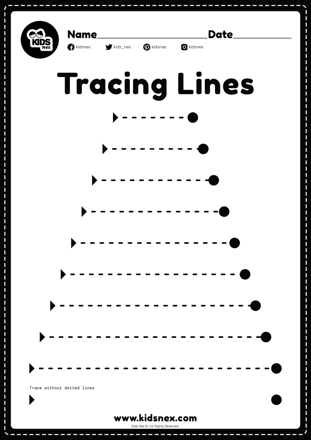 9 Tracing Lines Worksheets Ideas Worksheets Line Tracing Worksheets Tracing Worksheets Free