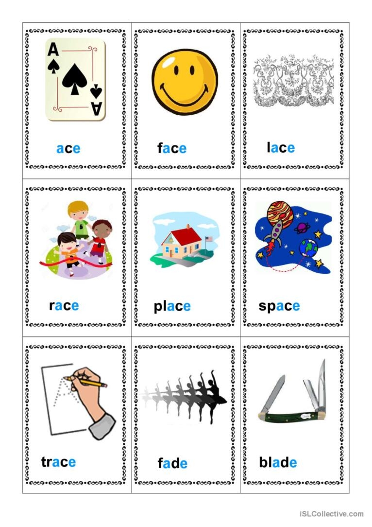 words containing a e