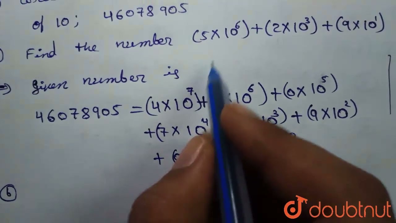 A Write In Expanded Form Using Exponents Of 10 46078905 Find The Number 5xx10 6 2xx10 3 YouTube A Write In Expanded Form Using Exponents Of 10 46078905 Find The Number 5xx10 6 2xx10 3 YouTube