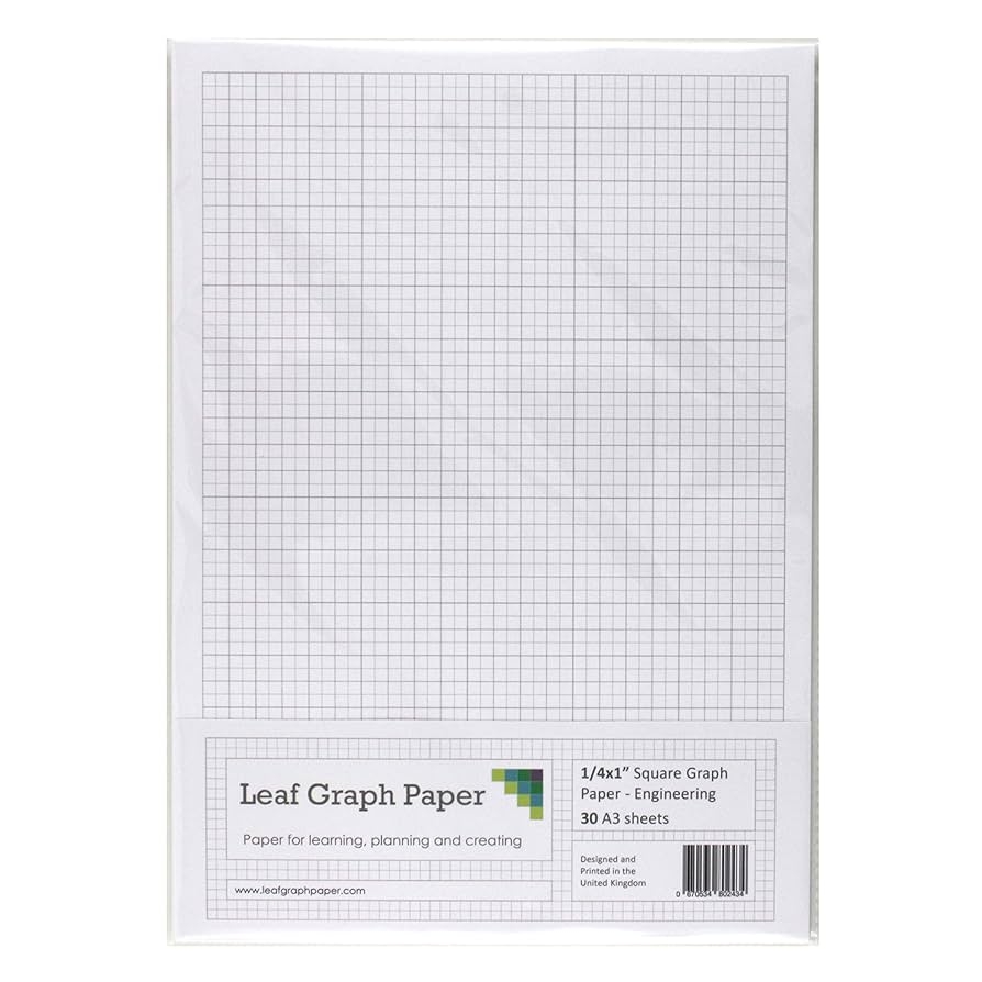 quarter inch graph paper