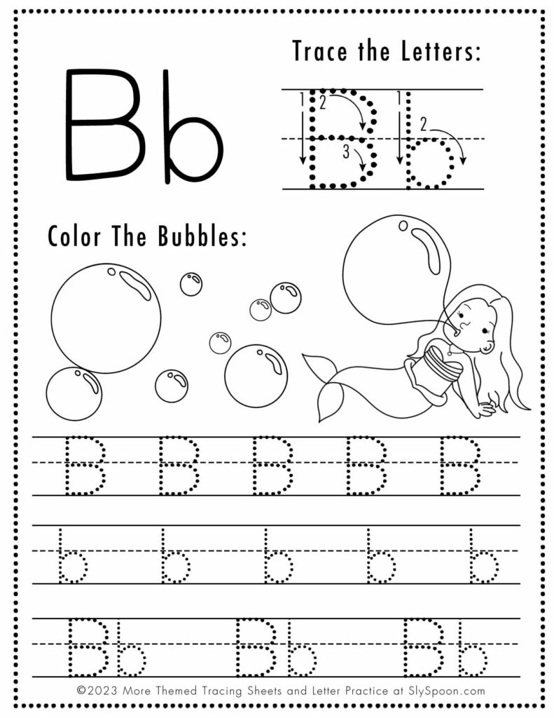 ABC Tracing Worksheets Sly Spoon ABC Tracing Worksheets Sly Spoon