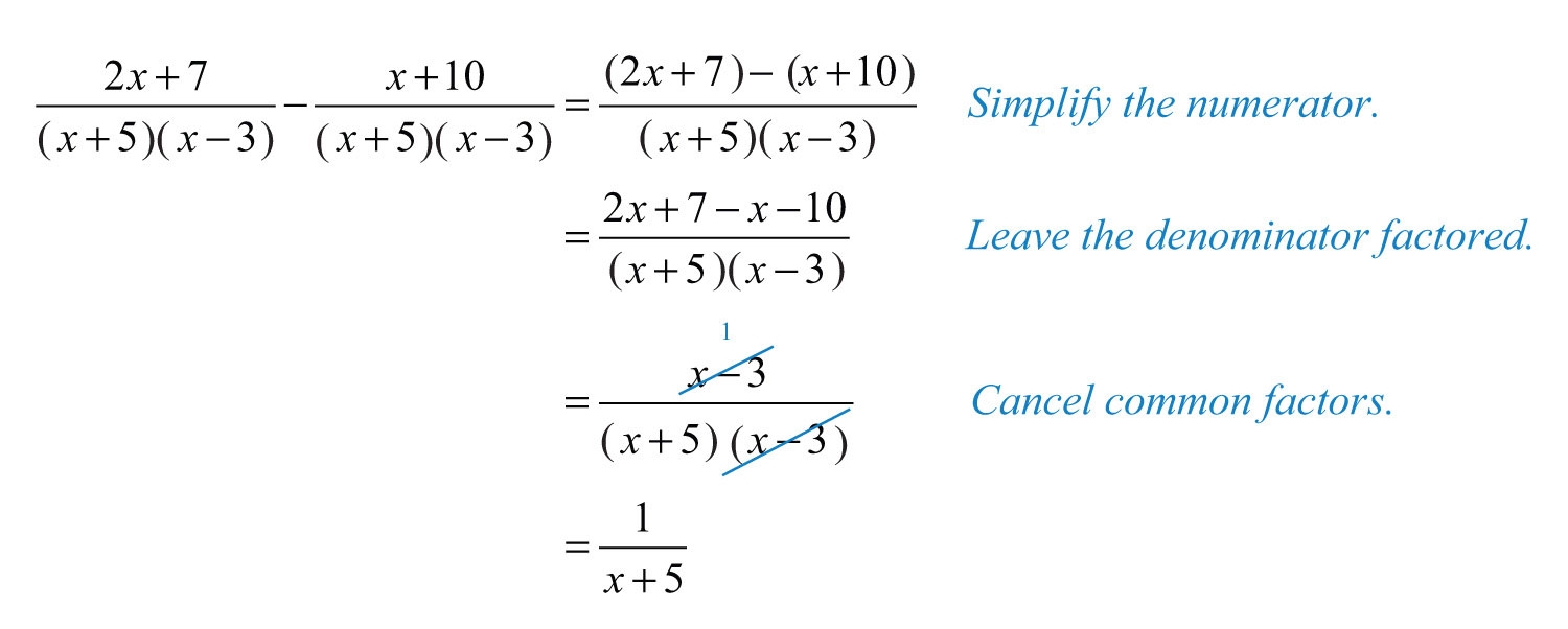 Adding And Subtracting Rational Expressions Adding And Subtracting Rational Expressions