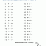 Addition And Subtraction Worksheets For Kindergarten