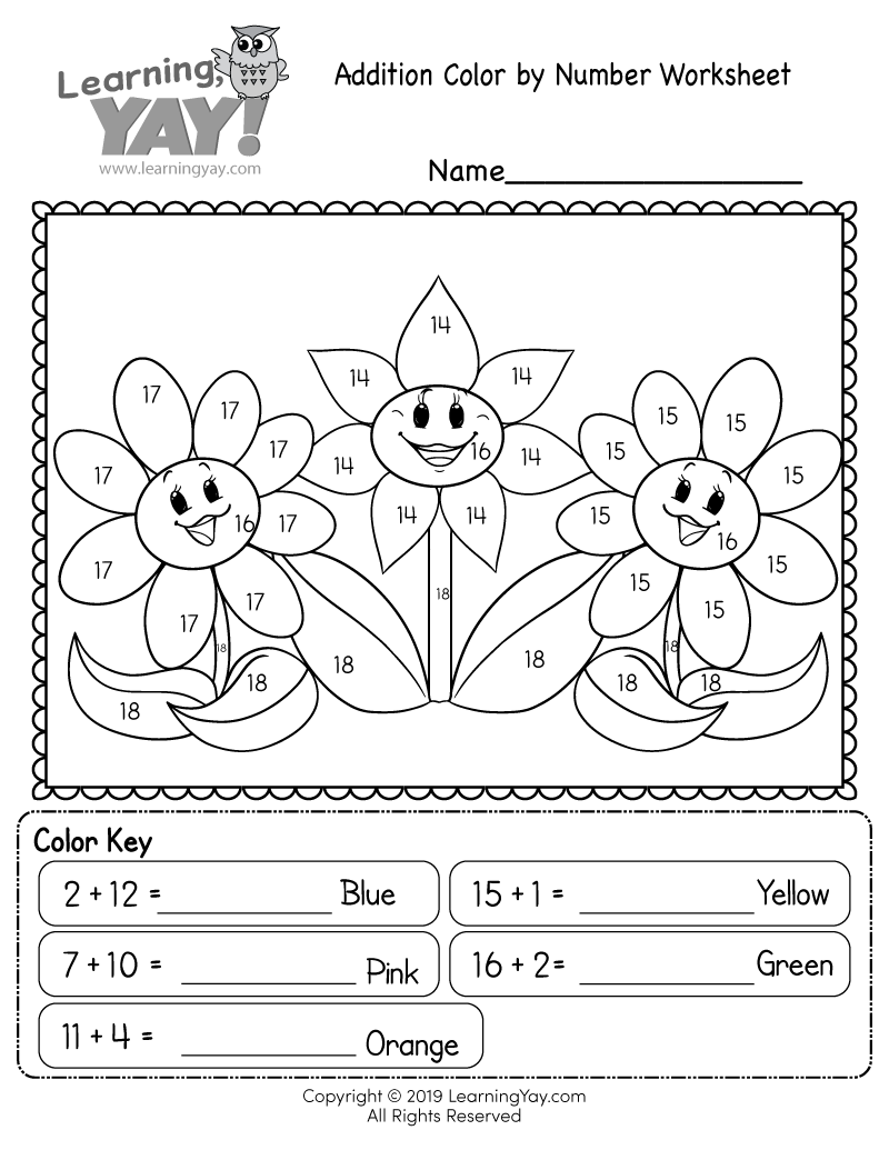 free printable addition worksheets for grade 1