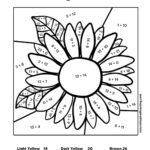 Addition Color By Number Worksheets Nature Inspired Learning