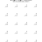 Addition Worksheets Free Printable Easy Math Problems Free Printables Monograms Design Tools Patterns DIY Projects