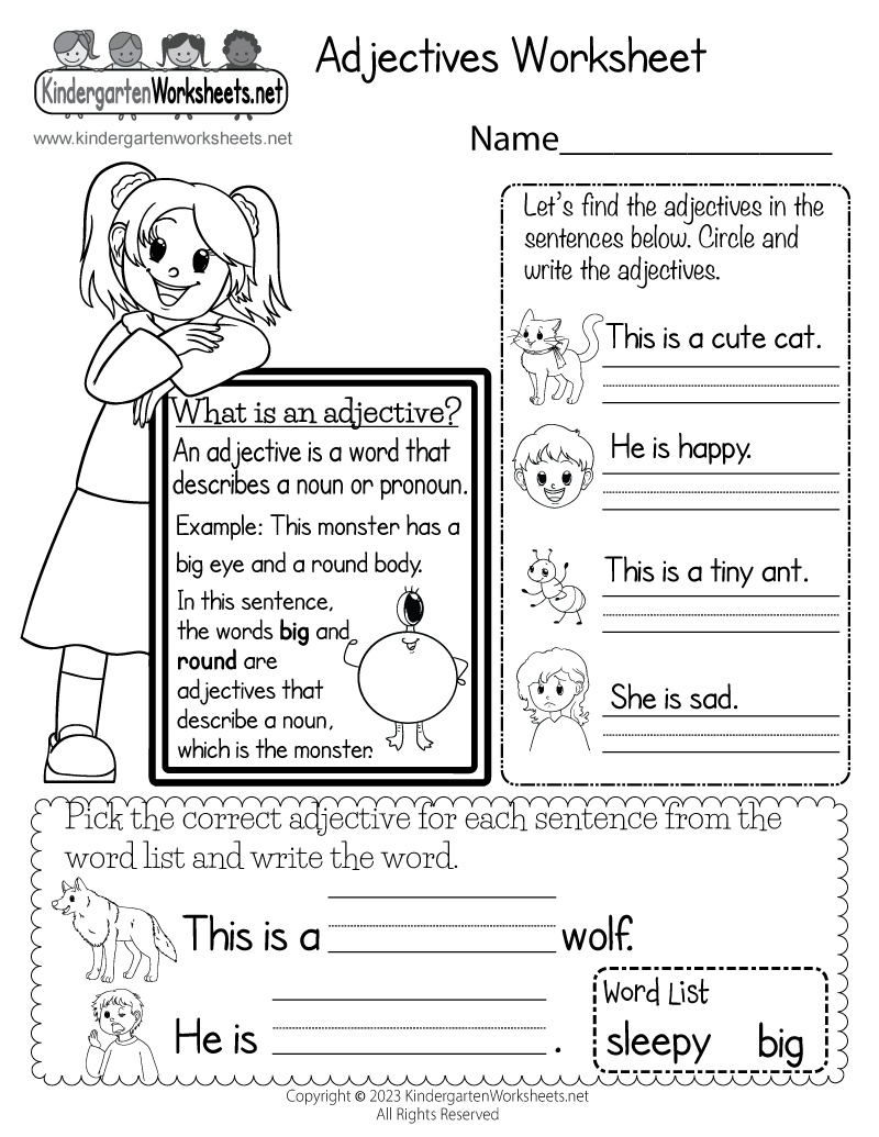 Free Printable Grammar Worksheets