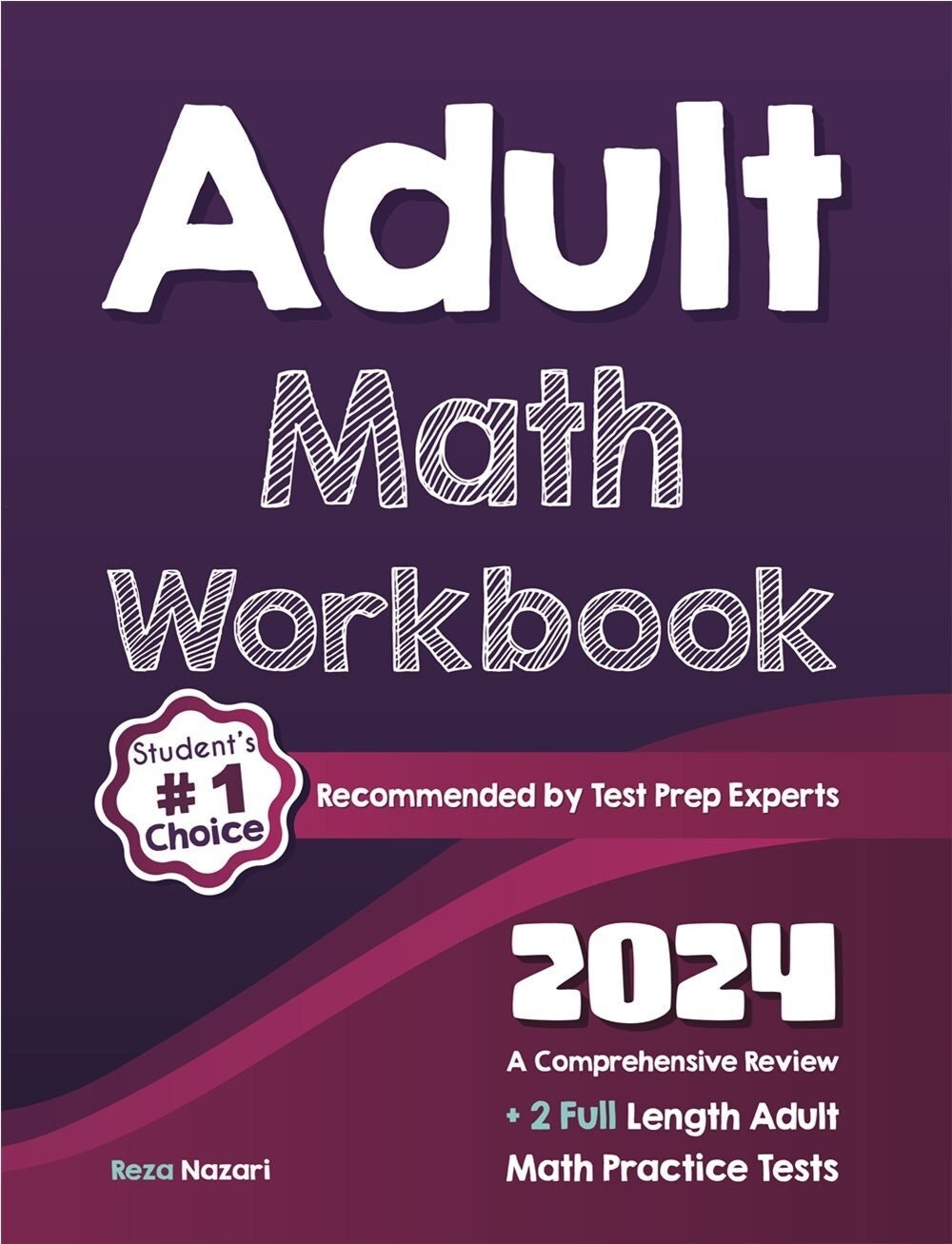 Adult Math Workbook A Comprehensive Review 2 Full length Adult Math Practice Tests Etsy