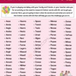 Ae 5 Letter Words Letter Words Unleashed