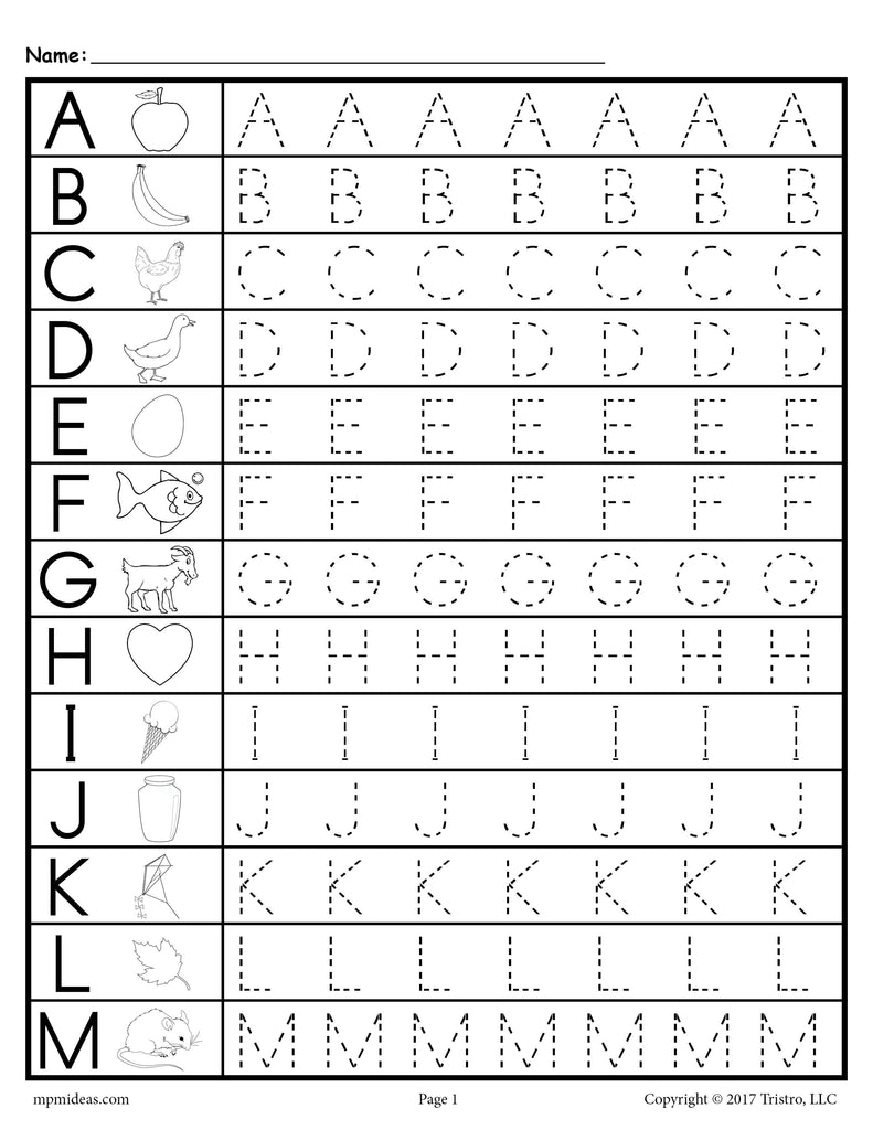 Alphabet Tracing Worksheets A Z Free Printable Bundle Worksheets Library Alphabet Tracing Worksheets A Z Free Printable Bundle Worksheets Library