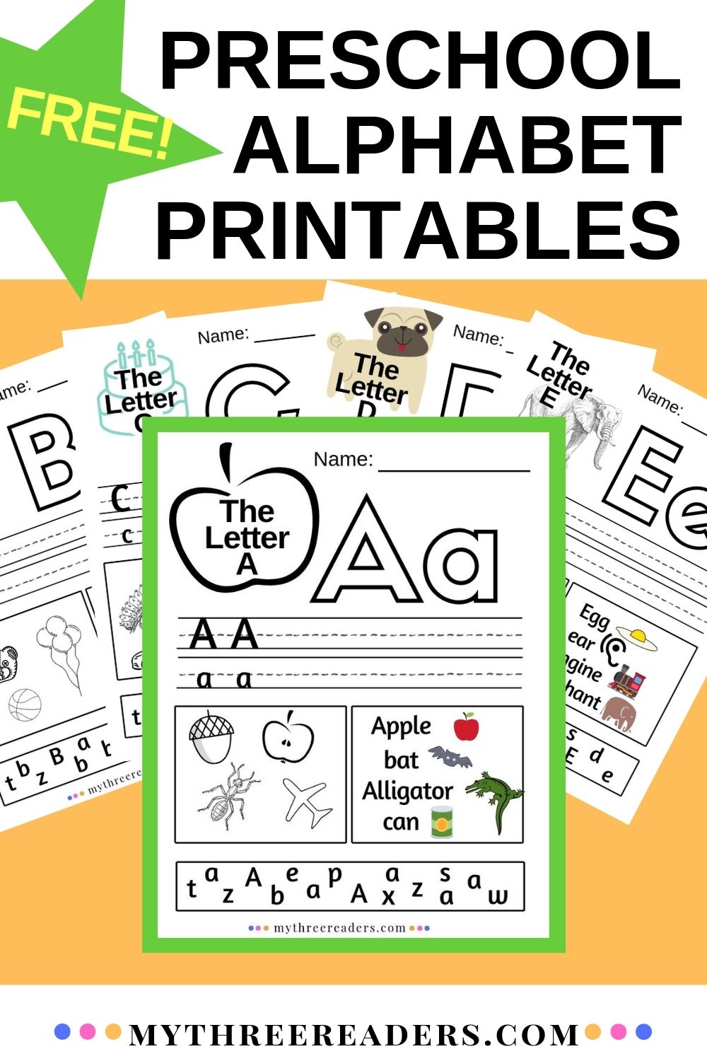 free alphabet printables worksheets