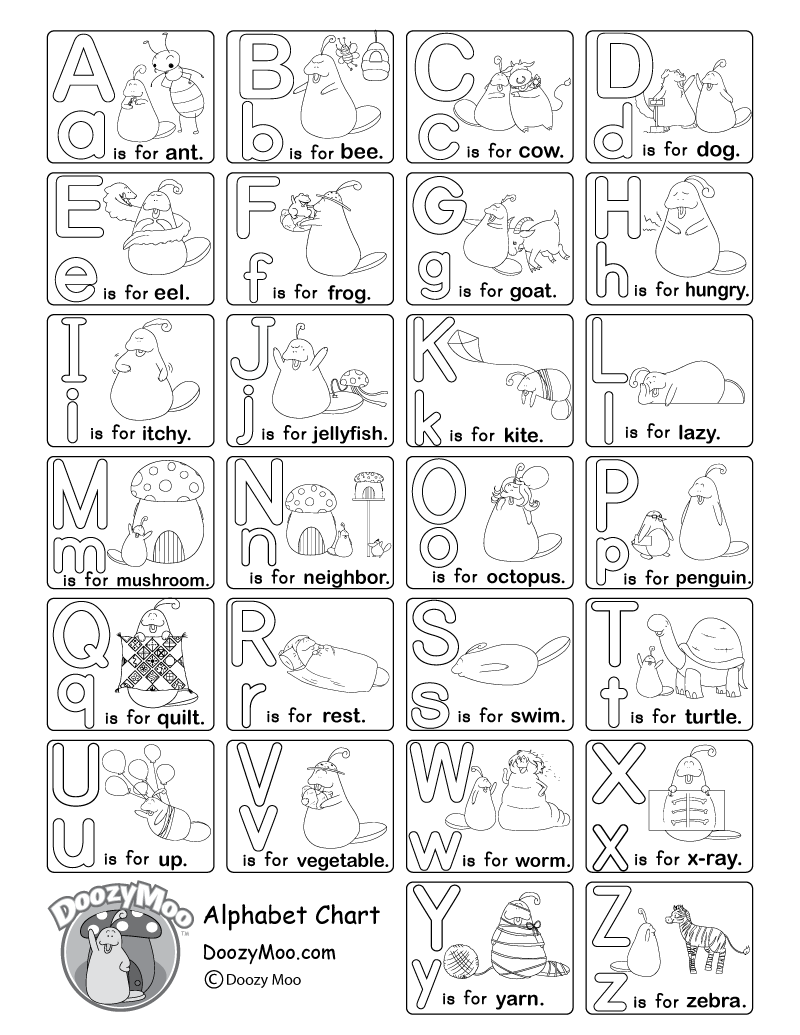 Free Printable Alphabet Worksheets