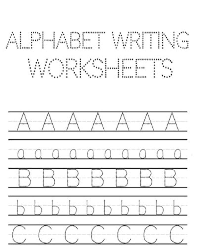 Abc Handwriting Practice Sheets