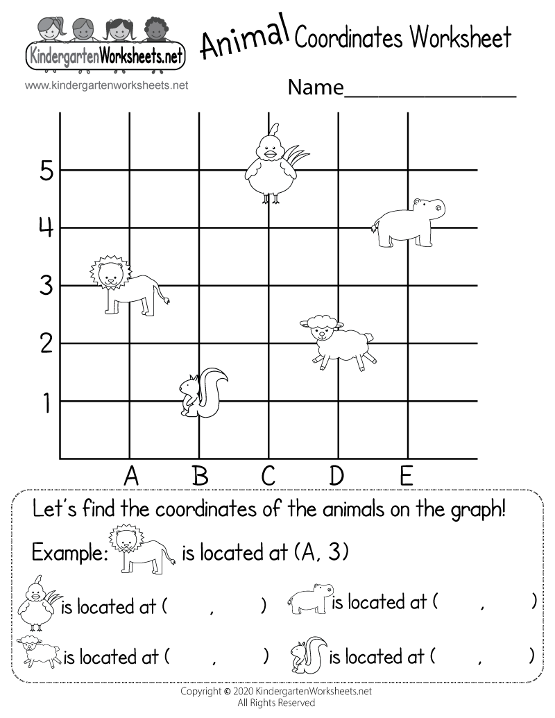 Animal Coordinates Worksheet Free Printable Digital PDF Animal Coordinates Worksheet Free Printable Digital PDF