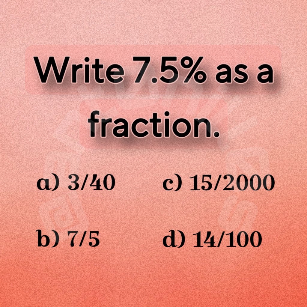 Antonio Saco antonillos How Much Is 7 5 As A Fraction Math 