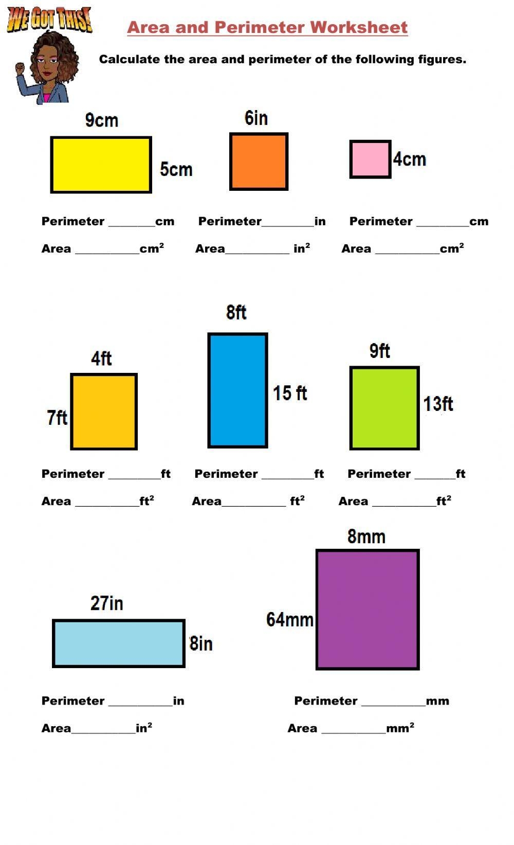 Area And Perimeter Worksheet For 4 6 Live Worksheets Worksheets Library Area And Perimeter Worksheet For 4 6 Live Worksheets Worksheets Library
