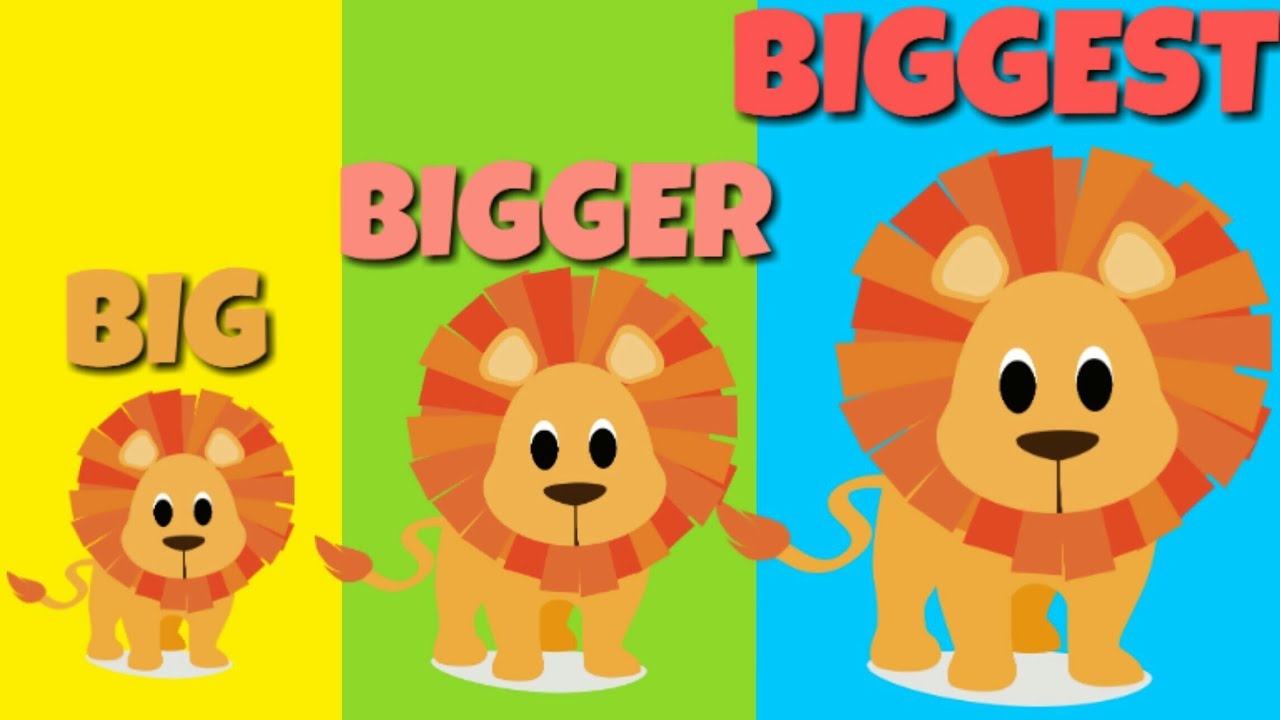 Big Bigger Biggest Learn Different Sizes Worksheets Library