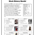 Black History Month English ESL Worksheets Pdf Doc