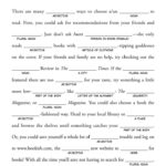 Bookish Mad Libs Http www bookish articles free mad libs for kids