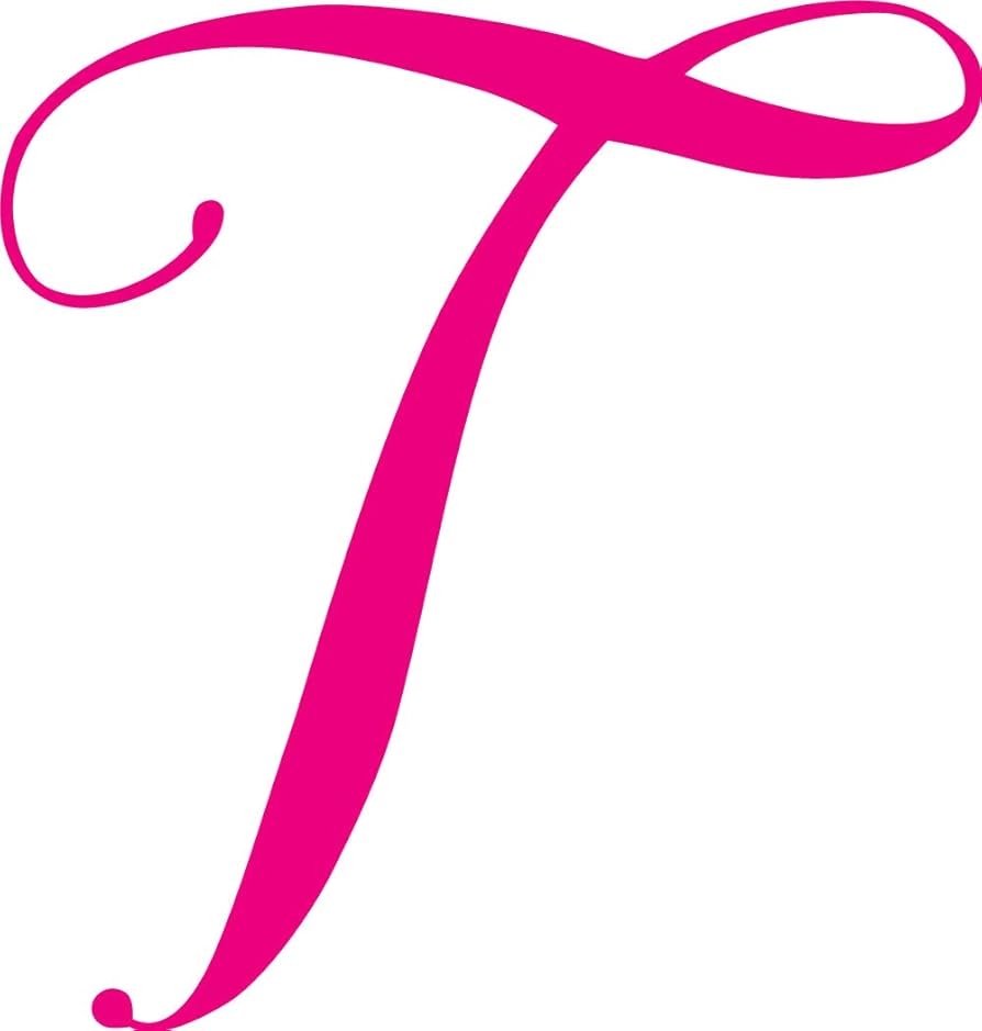 Buy StikArt Cursive Script Letters For Personalized Custom Name Wall Decals Capital Letter T Pink Online At Low Prices In India Amazon in Buy StikArt Cursive Script Letters For Personalized Custom Name Wall Decals Capital Letter T Pink Online At Low Prices In India Amazon in