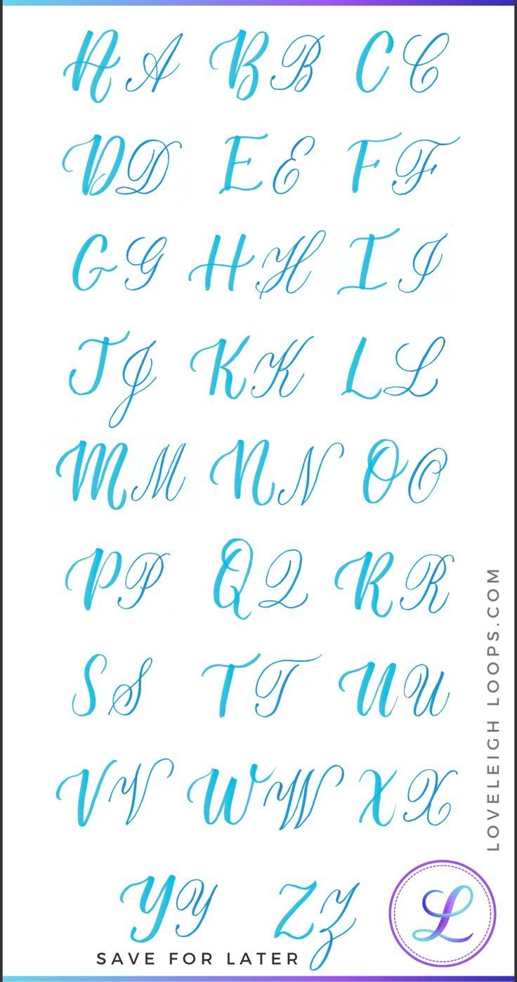 Calligraphy Alphabet Capital Letters In Different Styles Calligraphy Alphabet Capital Letters In Different Styles