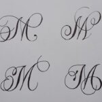 Calligraphy Letter M With Normal Pen How To Write Capital Cursive For Beginners Handwriring Easy YouTube
